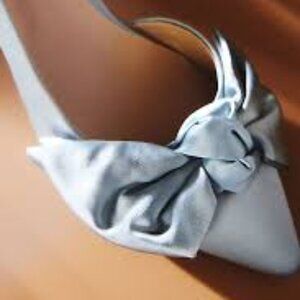 Seychelles Neve Heel Blue Satin